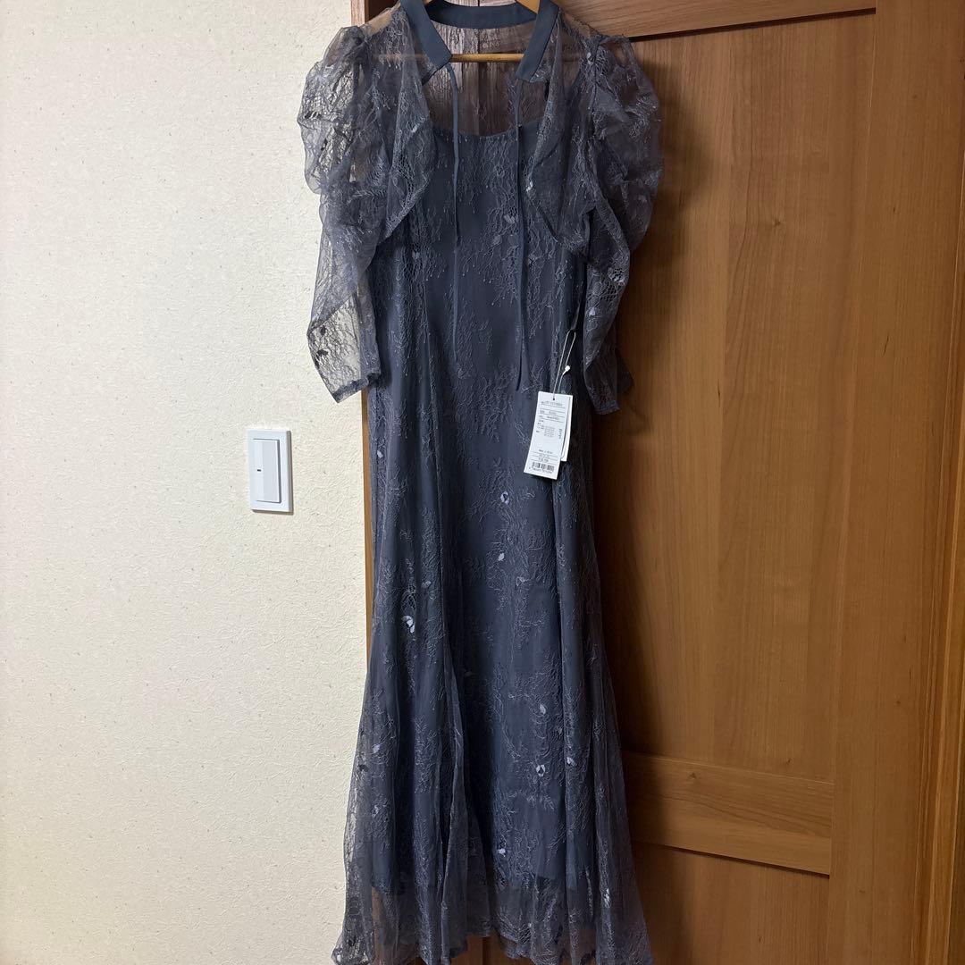 3way レースボレロセット フレア パーティー ドレス 新品