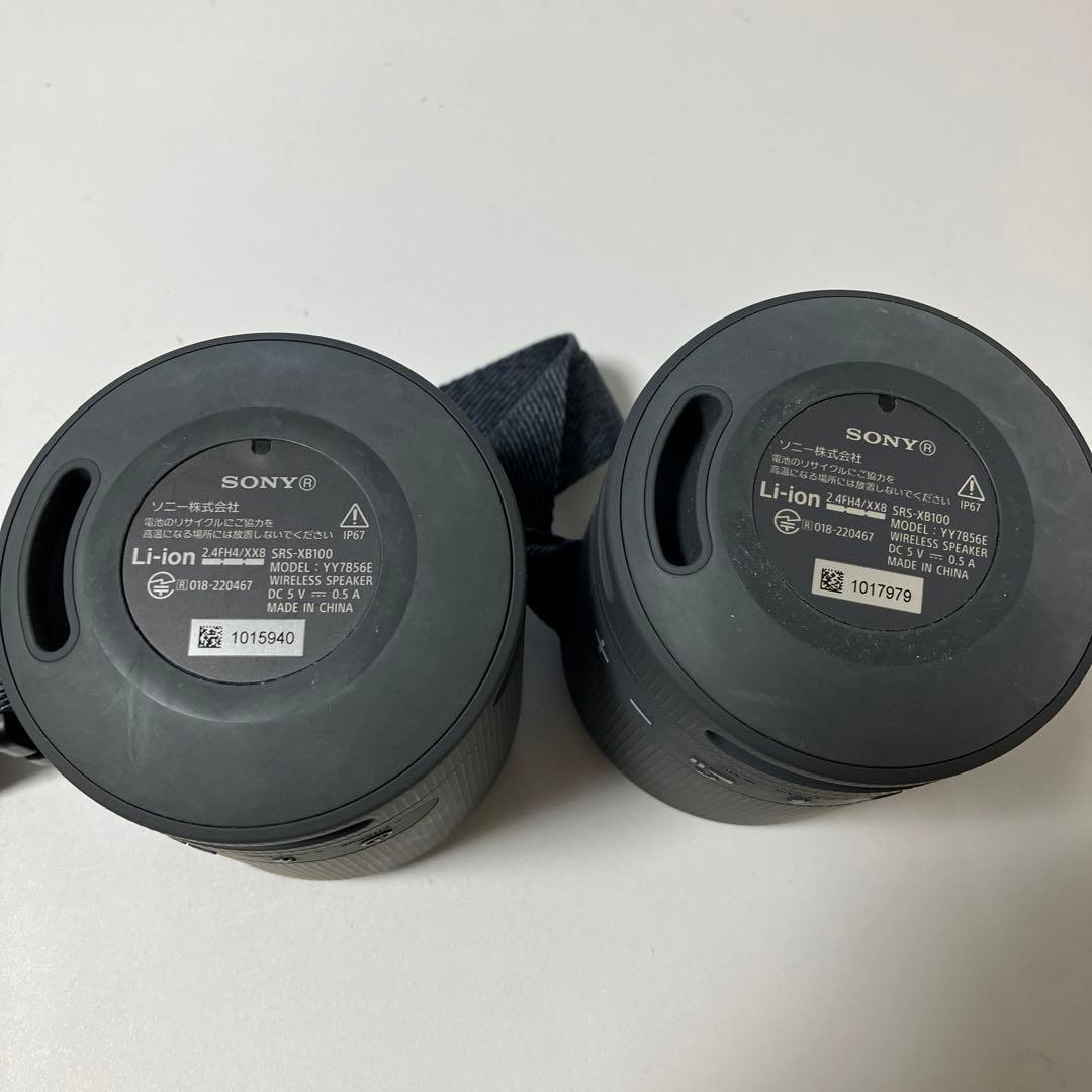 SONYソニーワイヤレススピーカーXB100 2台セット
