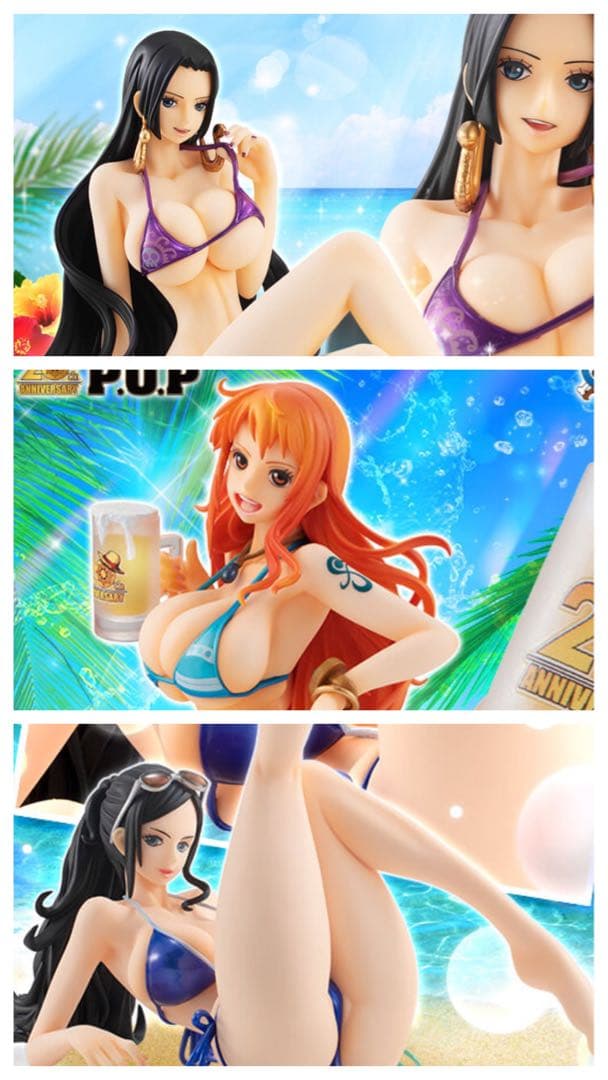 POP ワンピース フィギュアナミ ロビン　ハンコックVer.BB 20th