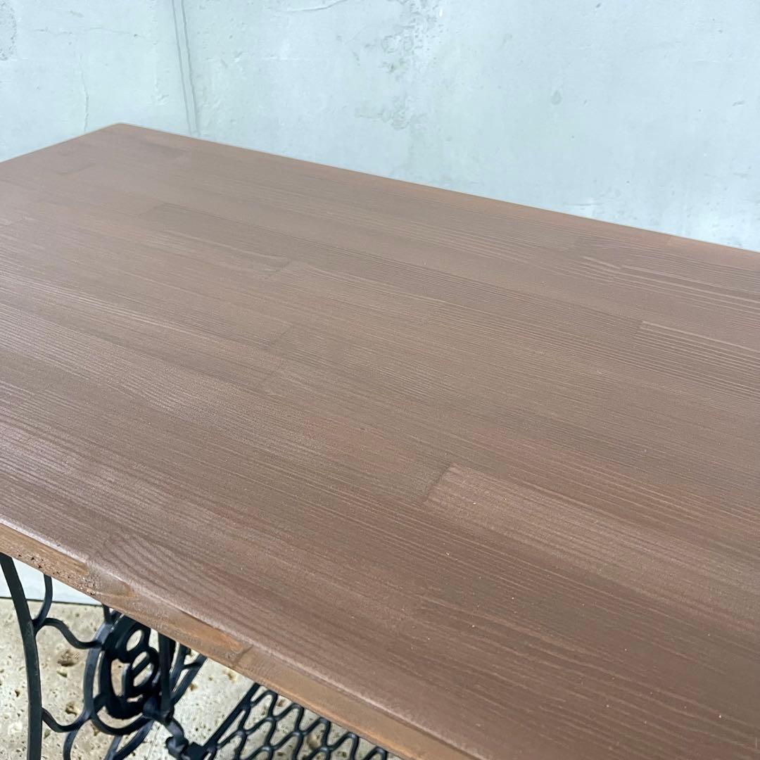 なーさん　イギリス　アンティークミシン脚テーブル　REIKO 足踏みミシン