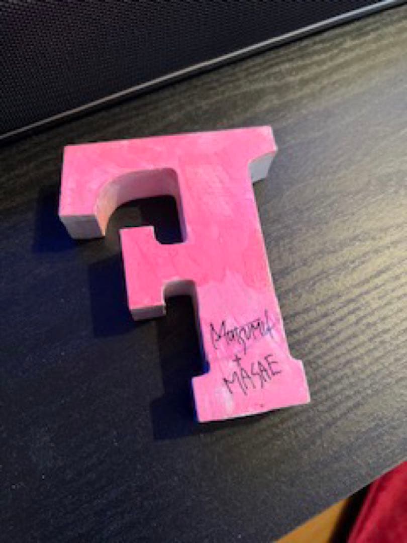 いのまたむつみ　直筆アルファベットブロック