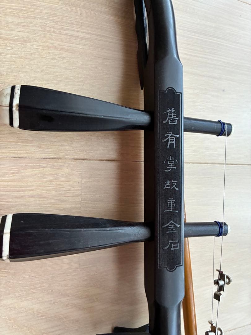 二胡　蛇皮製　ケース付き