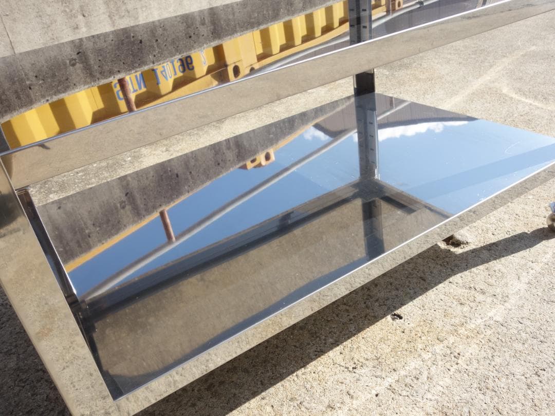 M▽業務用 厨房 作業台 棚 ラック シェルフ ステンレス (Fe1876)