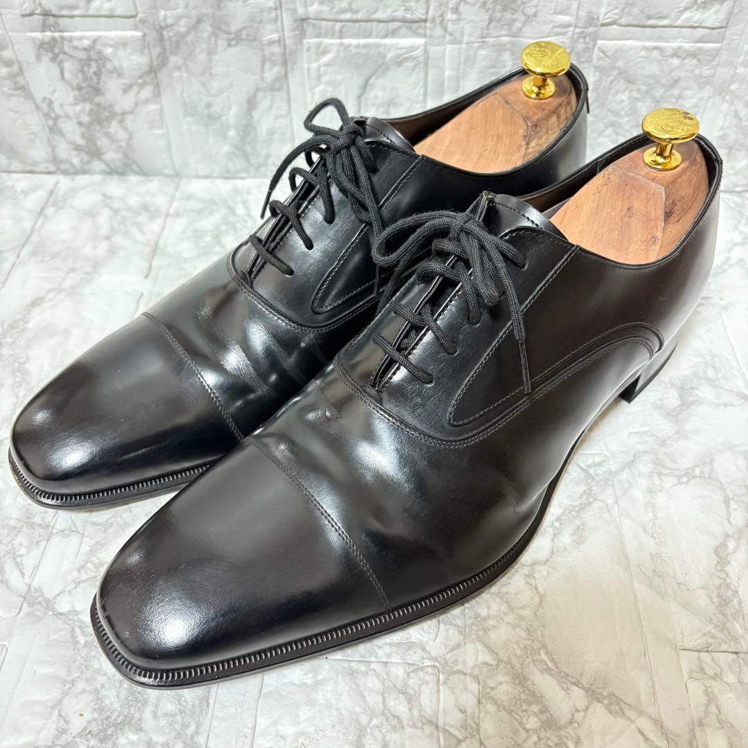 【美品】REGAL 黒 レザー 革靴 26㎝ 725R ストレートチップ