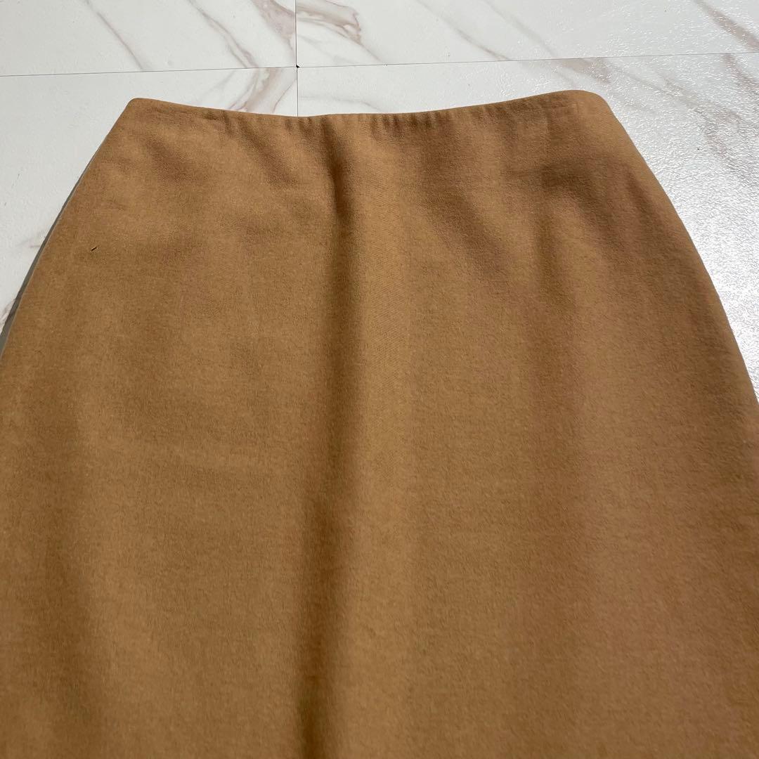 入手困難✨ エルメス マルジェラ期 キャメル素材100% スカート ブラウン
