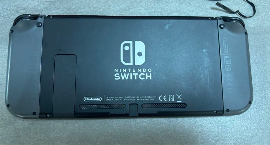 Nintendo Switch 本体 グレー 赤ジョイコン　コントローラー