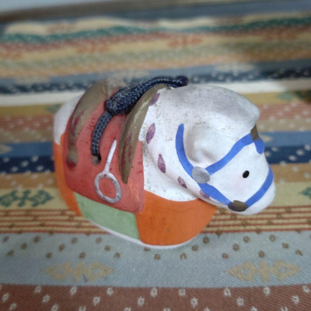 60年くらい前の福馬の土鈴　木箱付き「さくら屋」