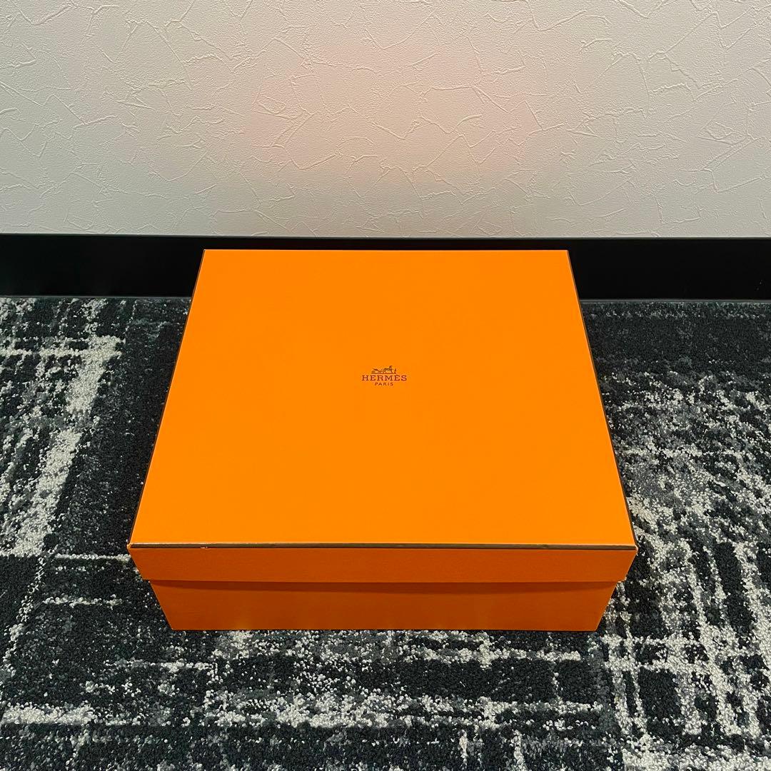 ㊳美品　HERMES　エルメス　バーキン30用　オレンジ　空箱　長方形
