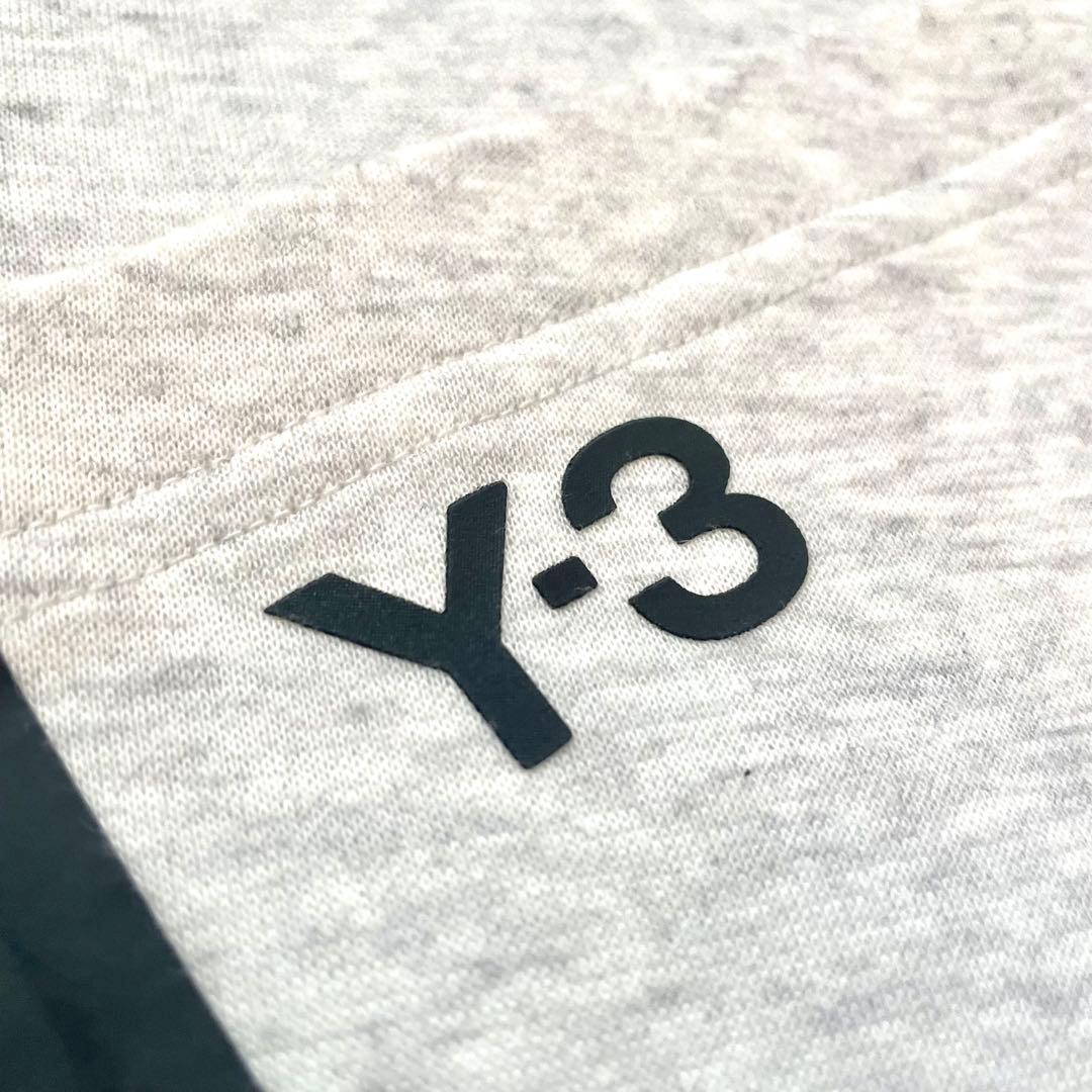 【極美品】ワイスリー　ヨウジヤマモト　サルエル　スウェット　グレー　ロゴ　y-3