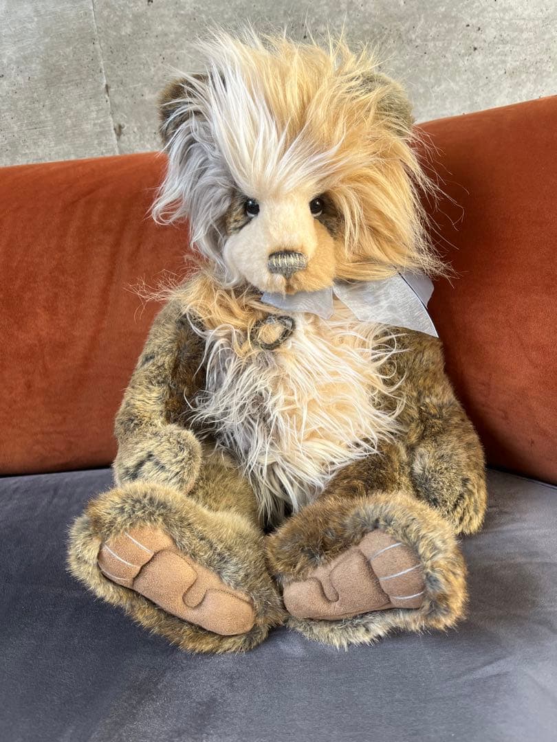 再値下げ　チャーリーベアーズ　テディベア　50cm くらい　足が動きます　作家