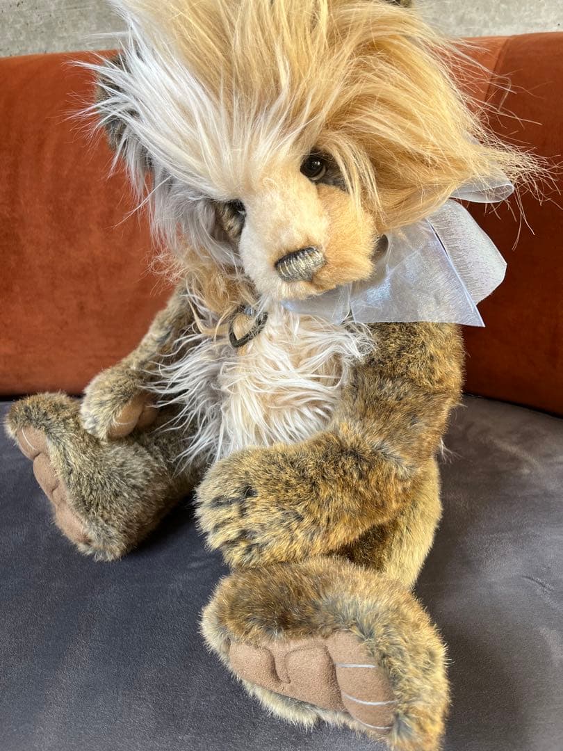 再値下げ　チャーリーベアーズ　テディベア　50cm くらい　足が動きます　作家