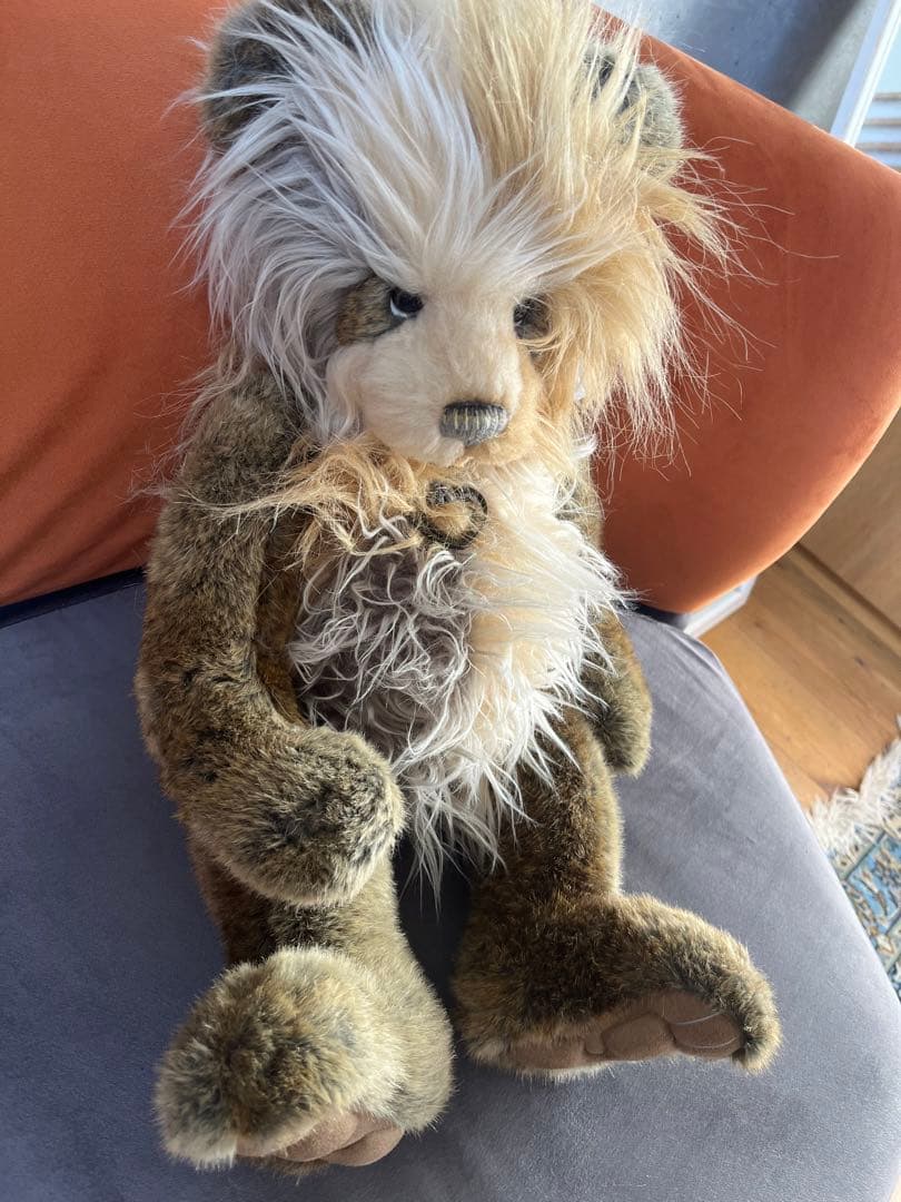 再値下げ　チャーリーベアーズ　テディベア　50cm くらい　足が動きます　作家