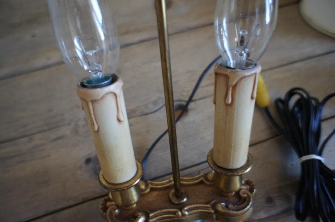 キャンドル　ランプ　 ブロカント　シャンデリア　フランス　アンティーク