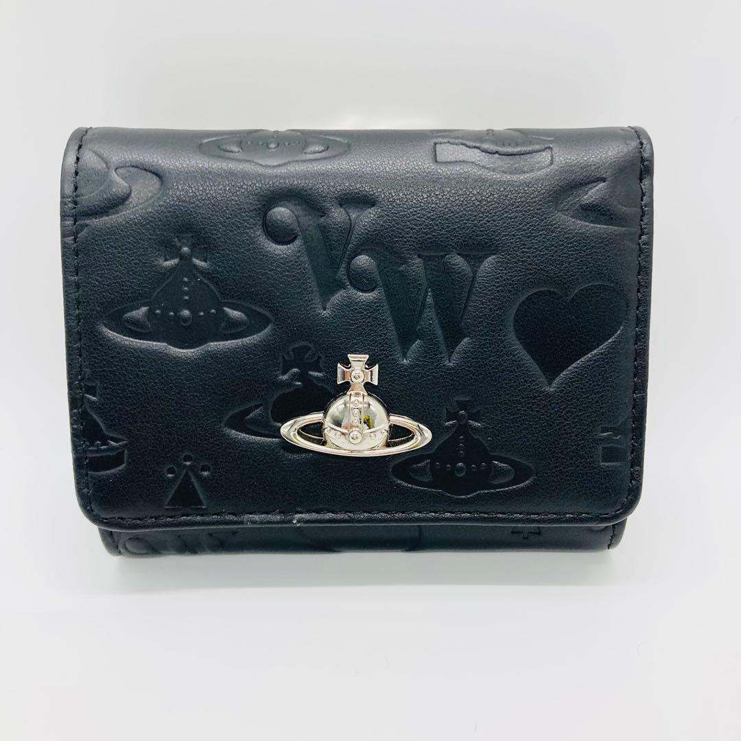 Vivienne Westwood 三つ折り財布 　ブラック(新品・未使用)