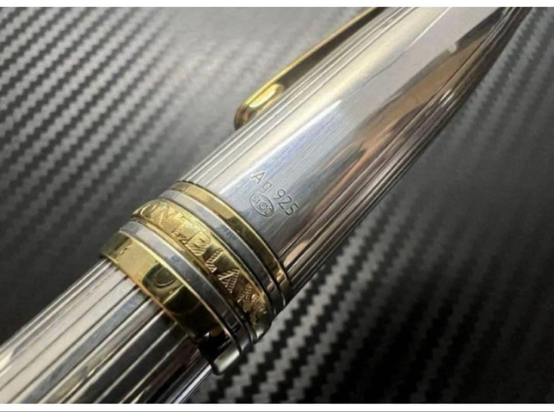 美品 モンブラン マイスターシュテュック 1468 ソリテール 万年筆 M 中字