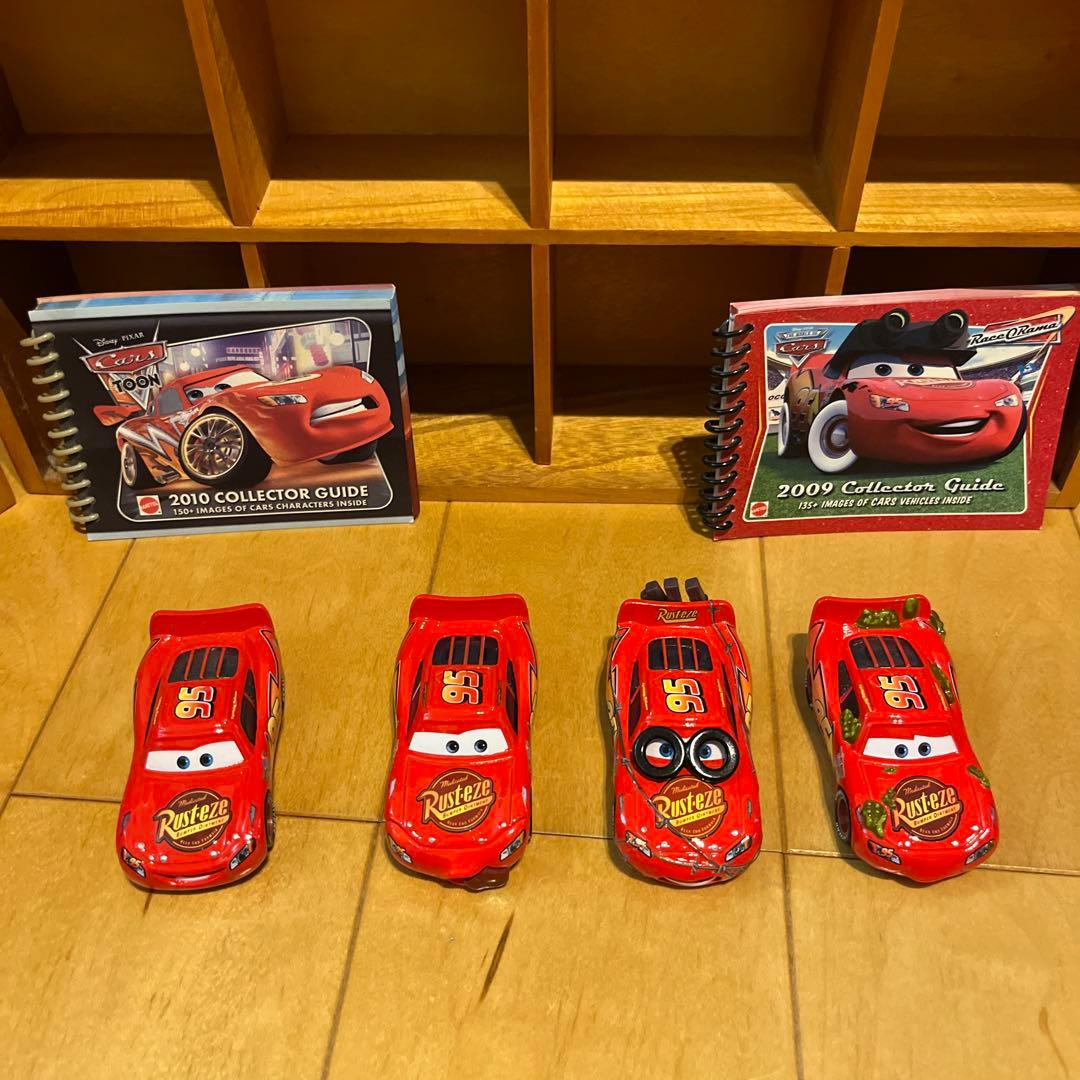 美品　マテルカーズ ライトニング・マックィーン 21台とガイドブック2冊セット