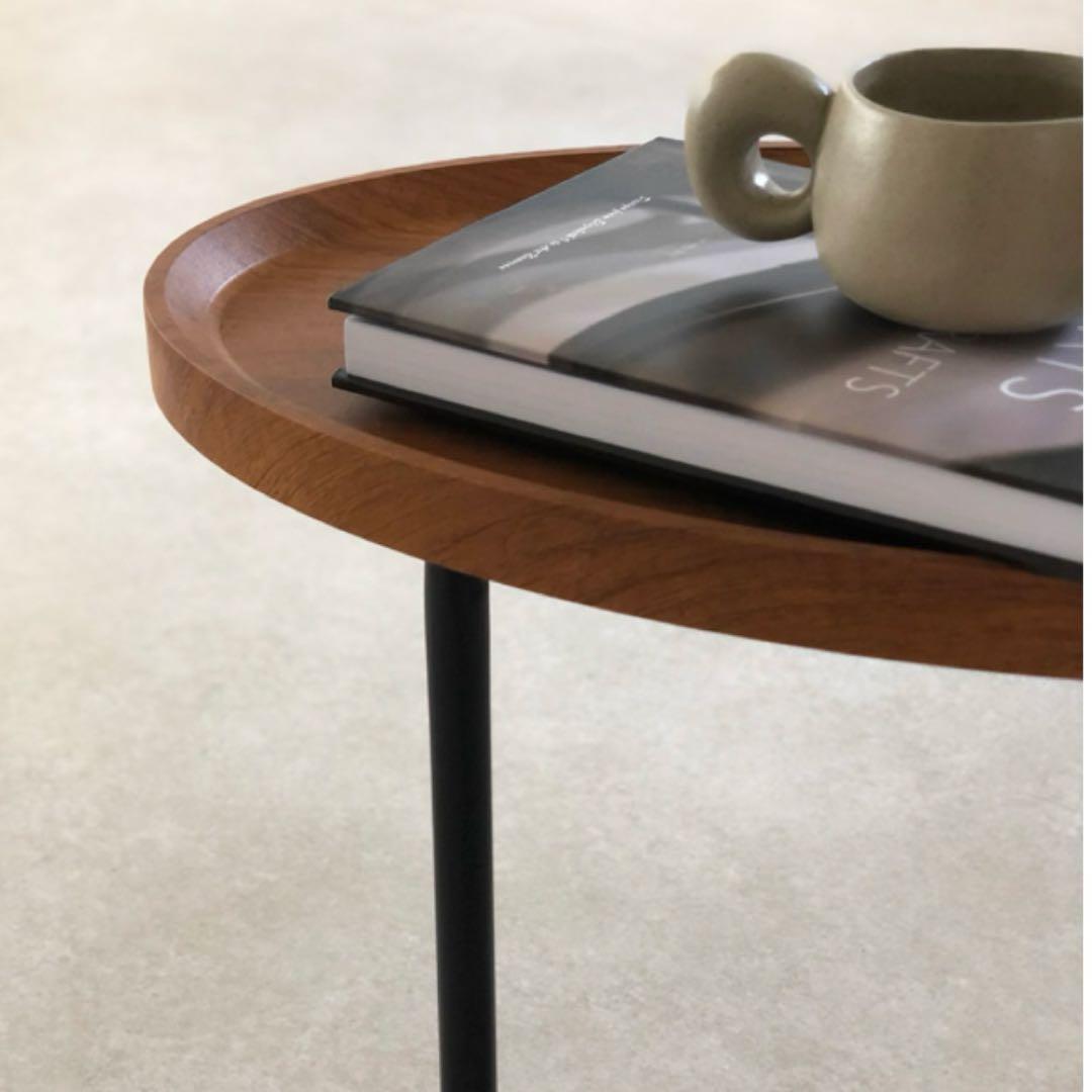 ART OF BLACK アートオブブラック ウッド アイアン サイドテーブル