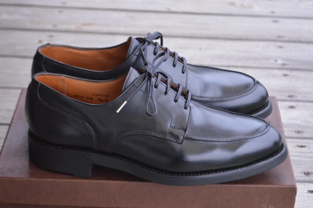 CROCKETT＆JONES　DURHAM　7.5E　ブラック　Uチップ