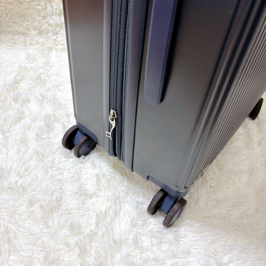 【ぼんす】美品 ユーエスポロ スーツケースキャリーバッグ ネイビー60L