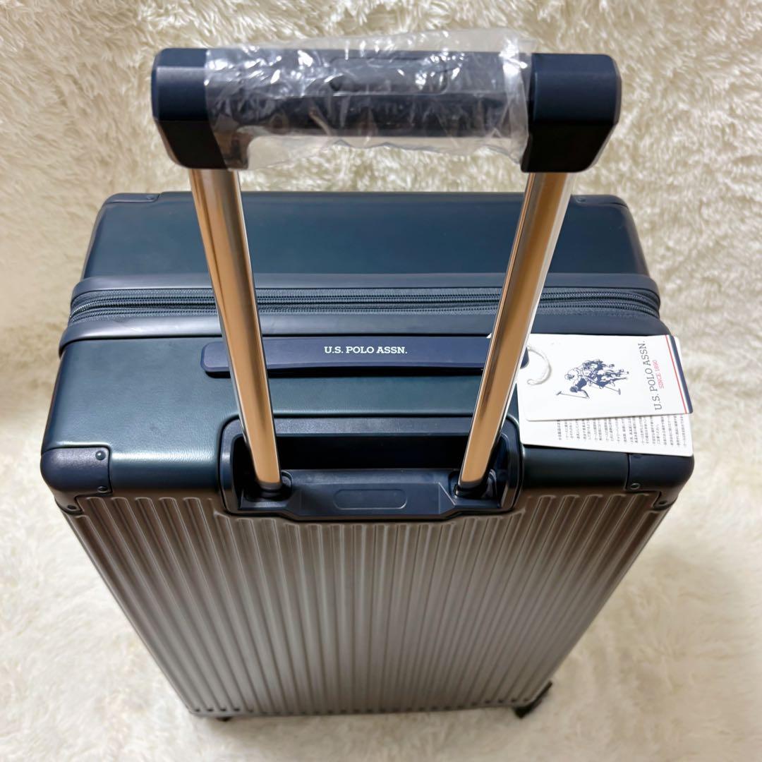 【ぼんす】美品 ユーエスポロ スーツケースキャリーバッグ ネイビー60L