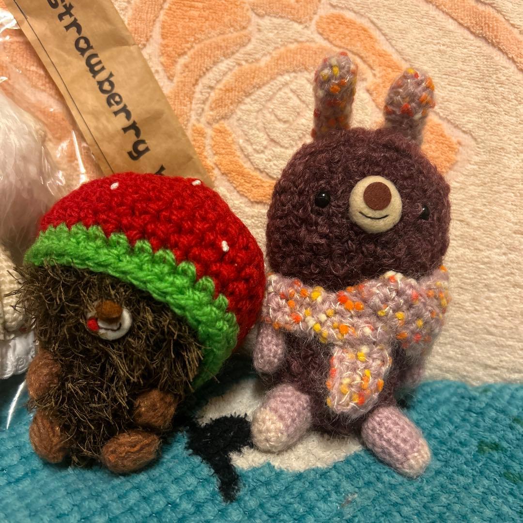 あみぐるみ くまちゃん ベア くまさん ぬいぐるみ ハンドメイド