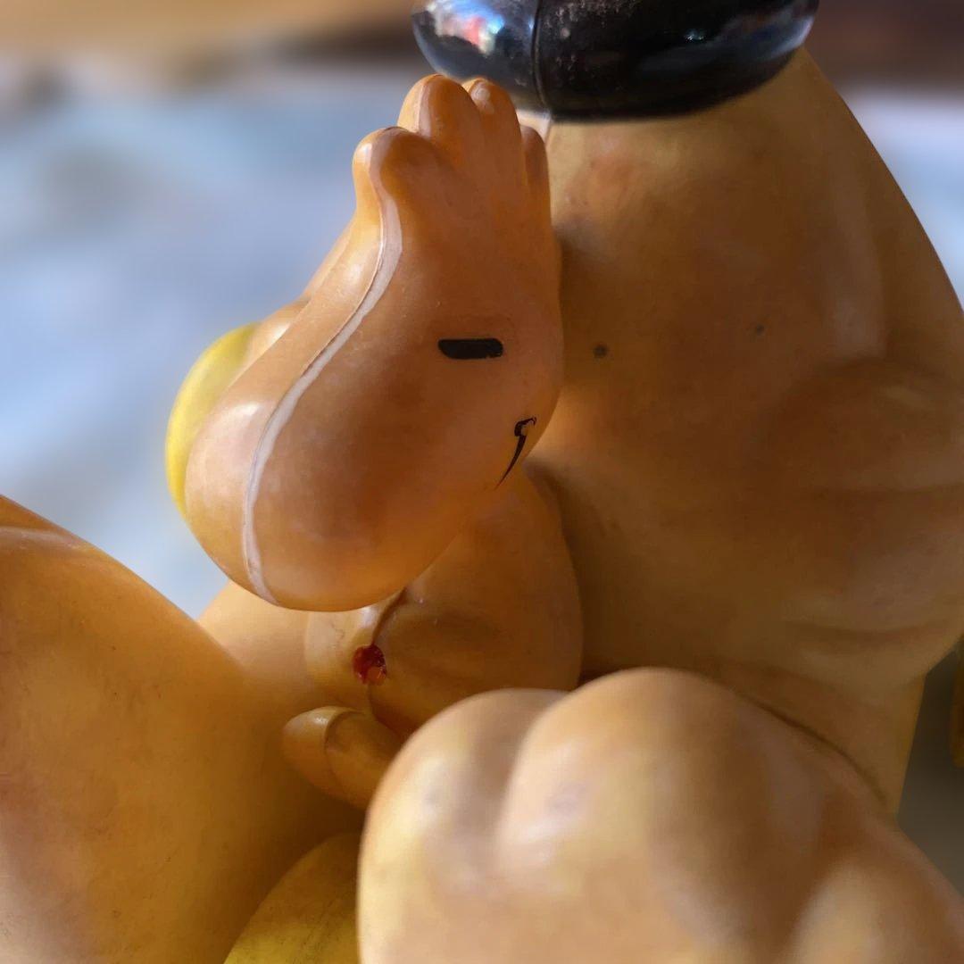 1958〜1966's スヌーピー 耳が回転するプラスチックおもちゃ