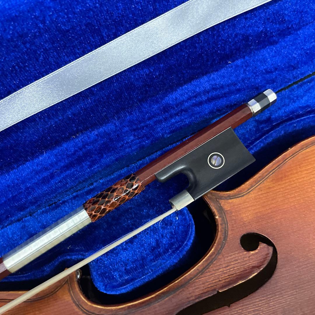 高級 バイオリン 3/4サイズ 付属品多数 虎目 弦楽器 ケース付属