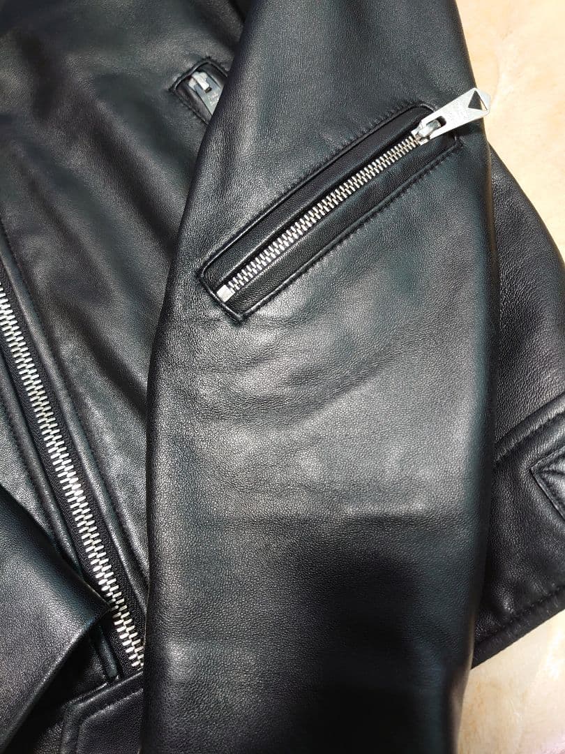 名作！傑作！　ポールスミス　レザーライダース　ブルゾン　サイズL