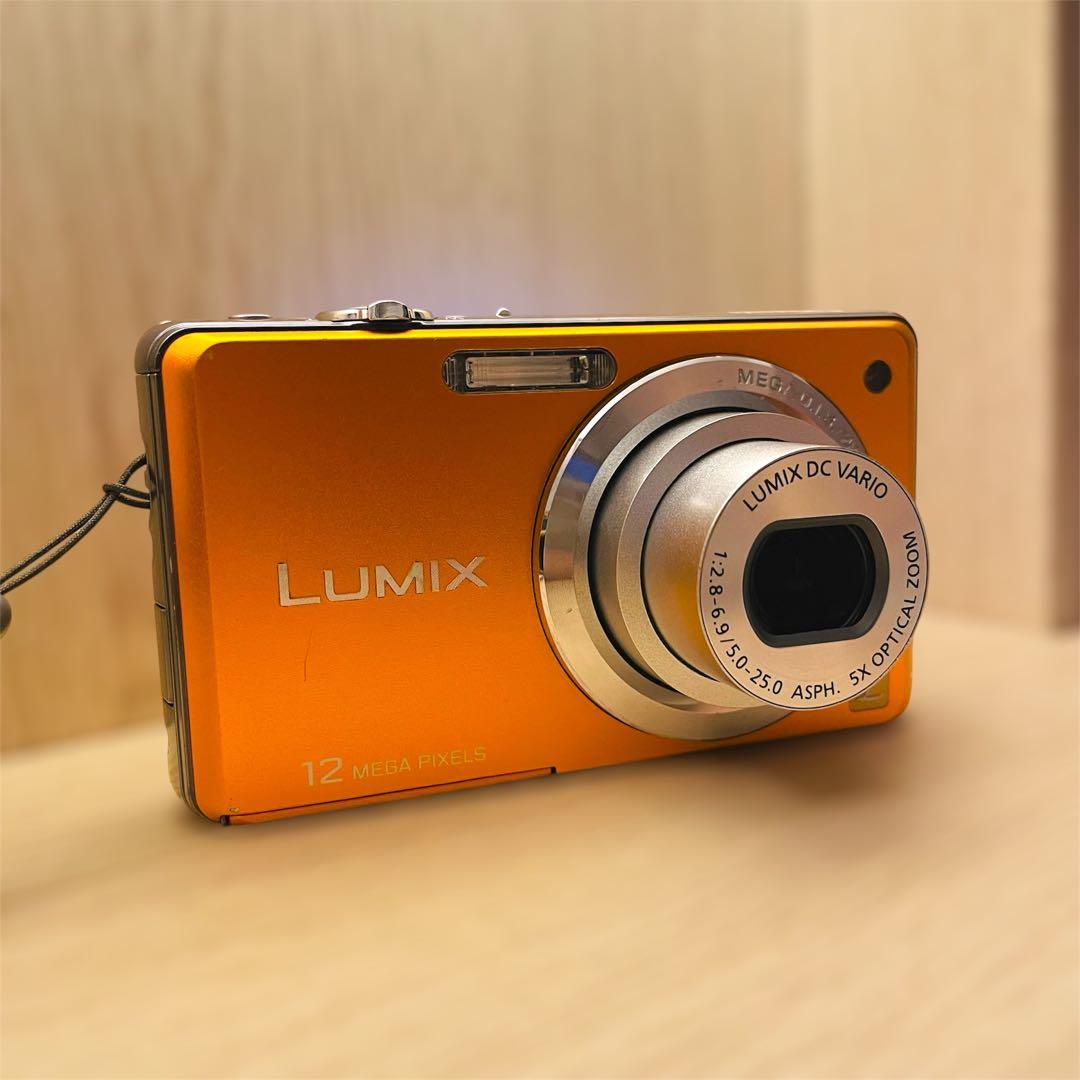 Panasonic LUMIX DMC-FS10 オレンジ コンデジ