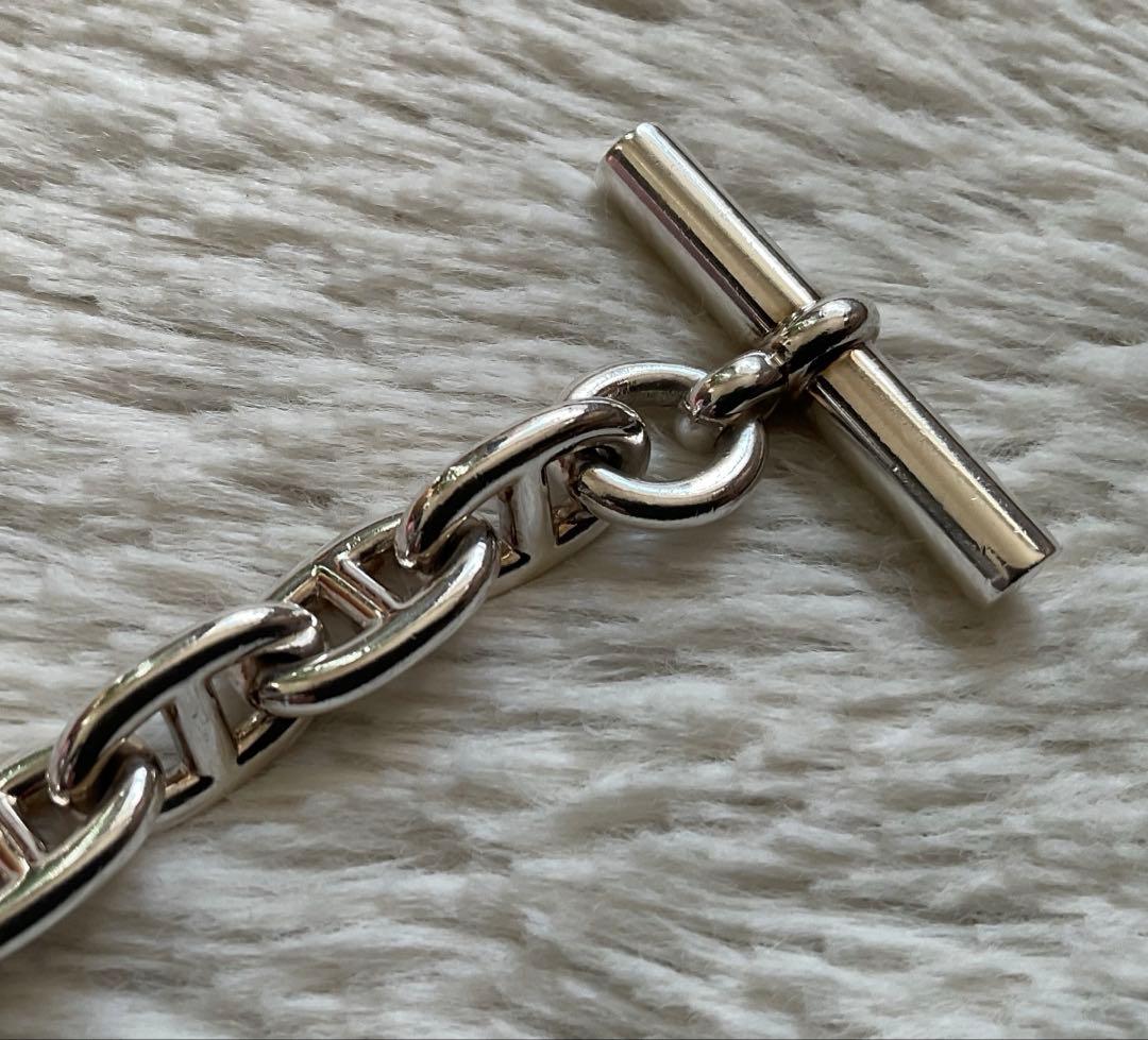 【美品】HERMES エルメス シェーヌダンクル MM 16ブレスレット