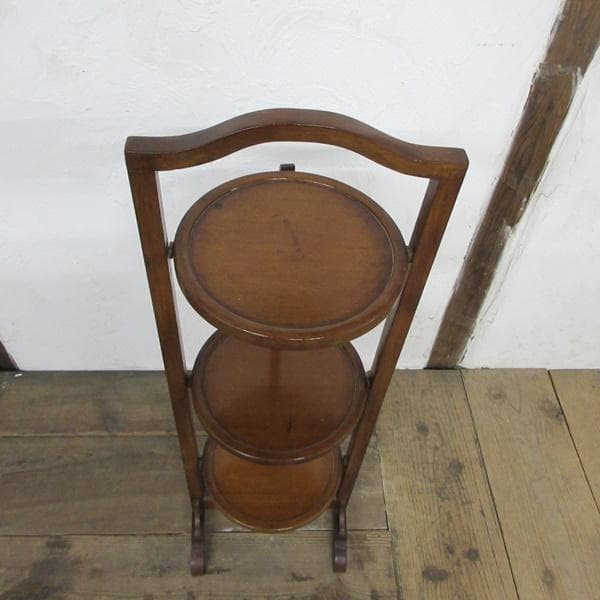 イギリス アンティーク 家具 ケーキスタンド プランツスタンド 英国 6888d