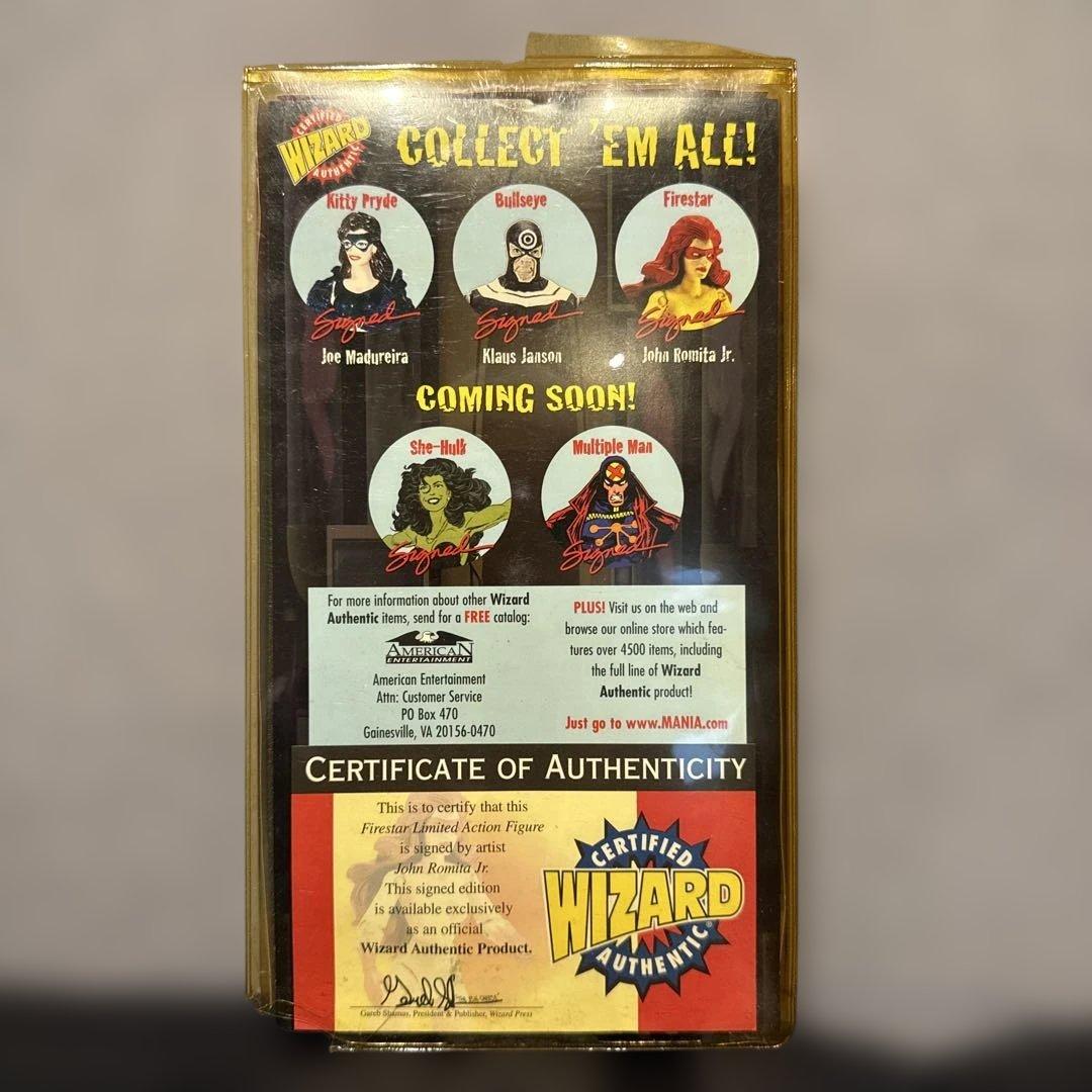 Firestar Wizard フィギュアJohn Romita Jr.サイン