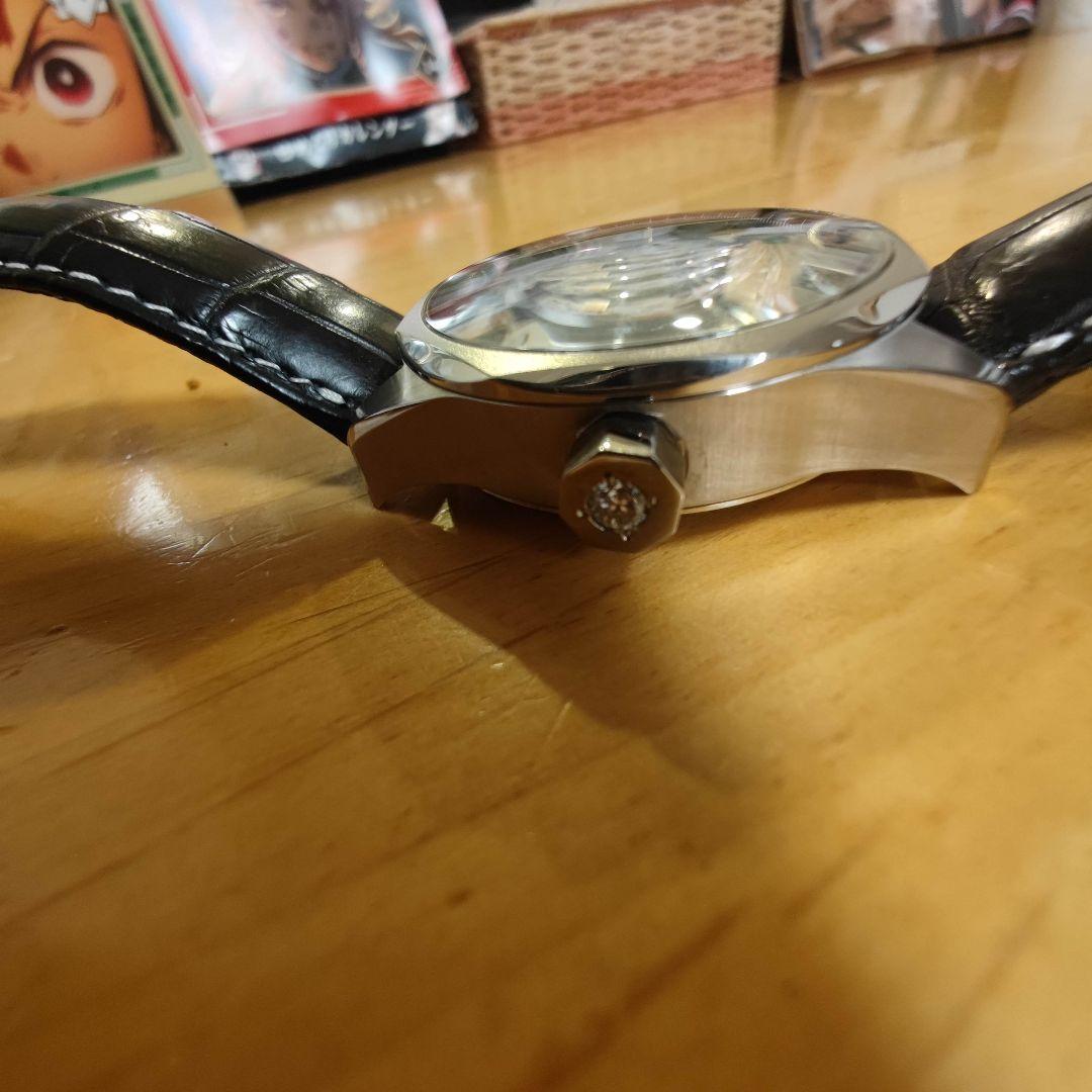 箱のみ美品 天然ダイヤ鑑定書付　VARTIX PR01-0278 革ベルト