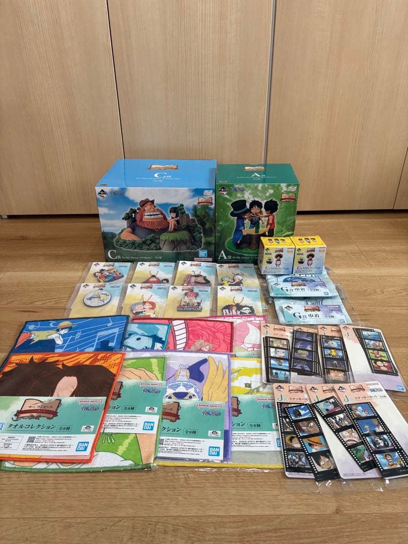 ワンピース 1番くじ　ドラマティックメモリーズ　A賞C賞E賞G賞H賞I賞J賞