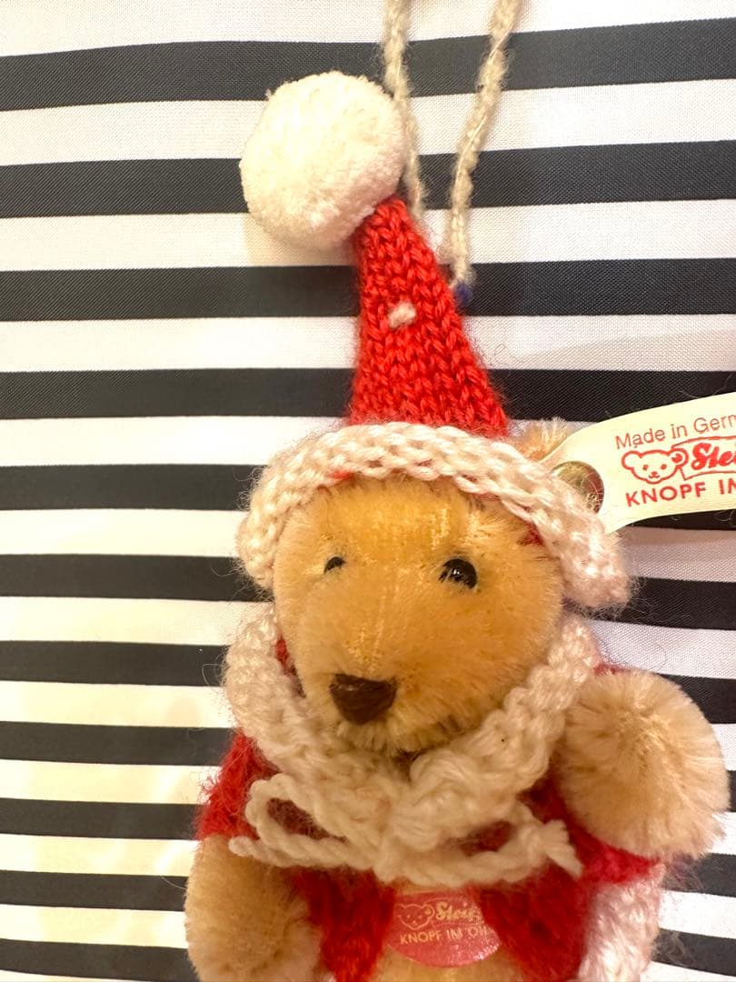 シュタイフ 1996年リミテッドエディションテディベアークリスマスオーナメント①