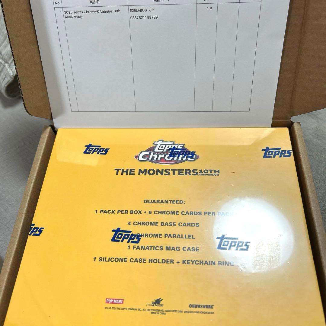 topps LABUBU 1box 新品未開封 シュリンク付き ラブブ