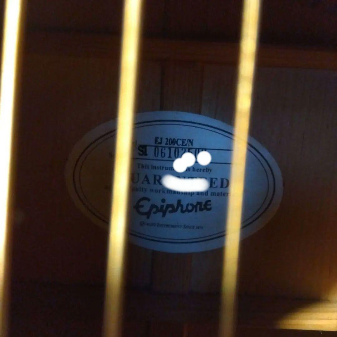 エピフォンEJ200ce...エレアコ！ビンテージ！USA…セミハードケース！