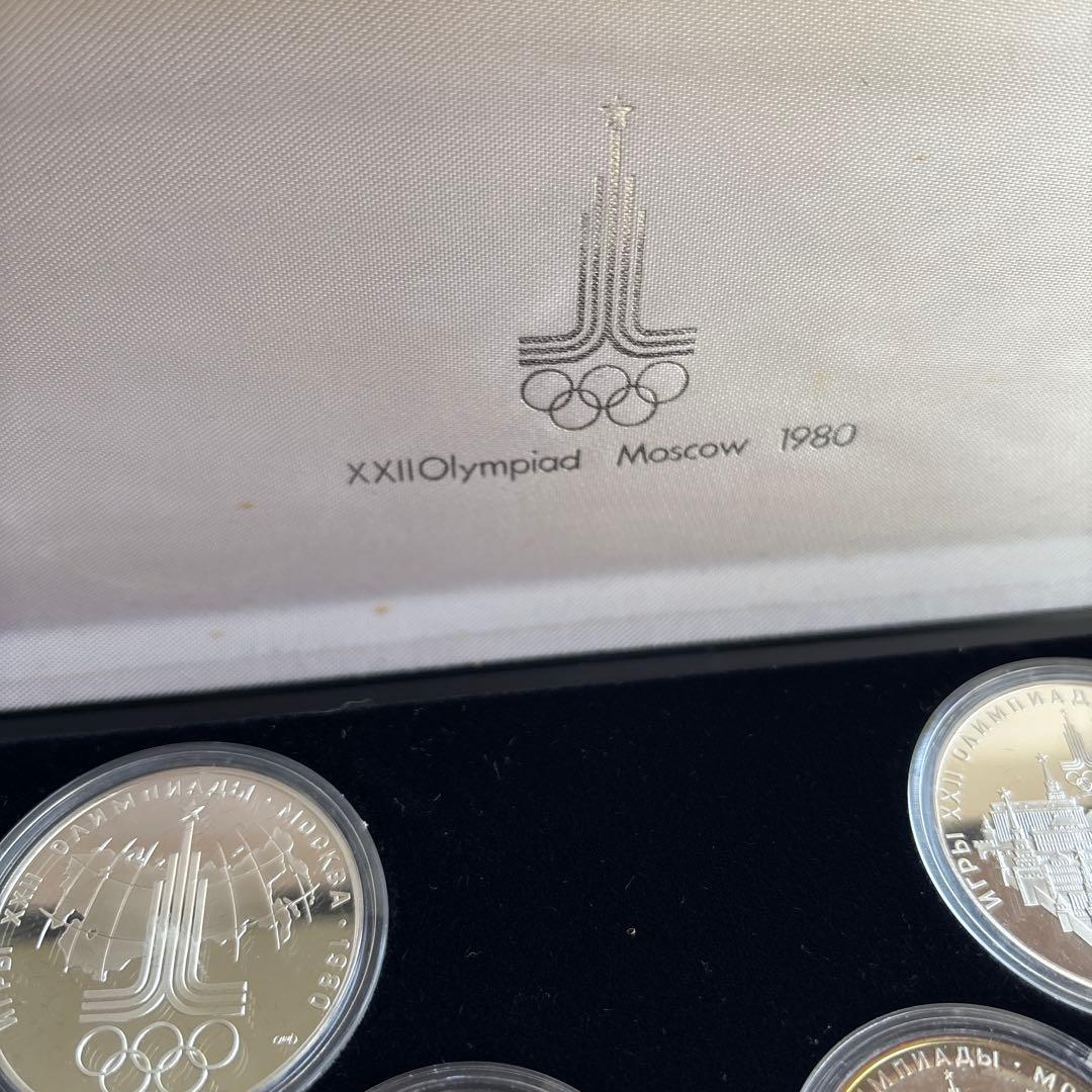 heapin 様◾️1980年モスクワオリンピック記念銀貨6枚セット