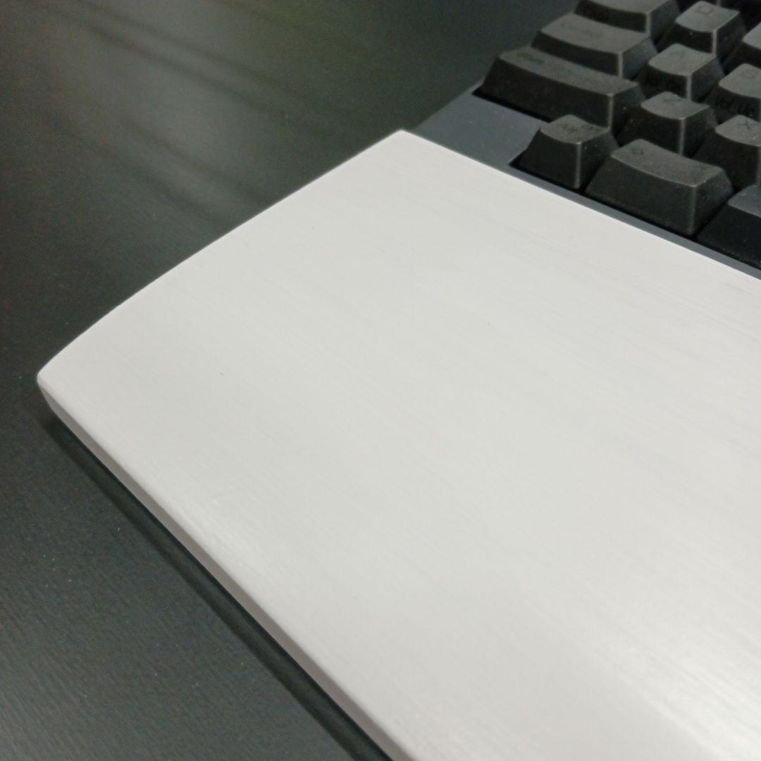 パイン集成材 HHKB用 手作りパームレスト兼キーボードルーフ 白