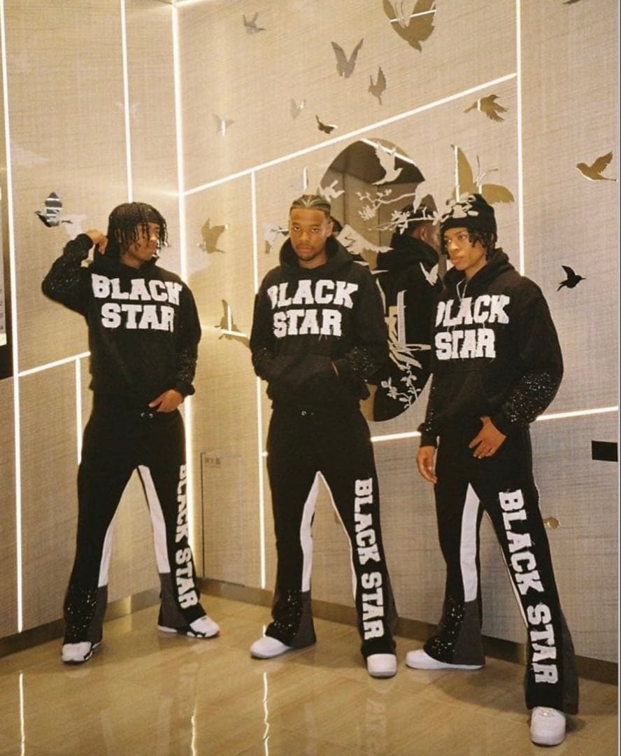 BLACK STAR セットアップ　ブラック