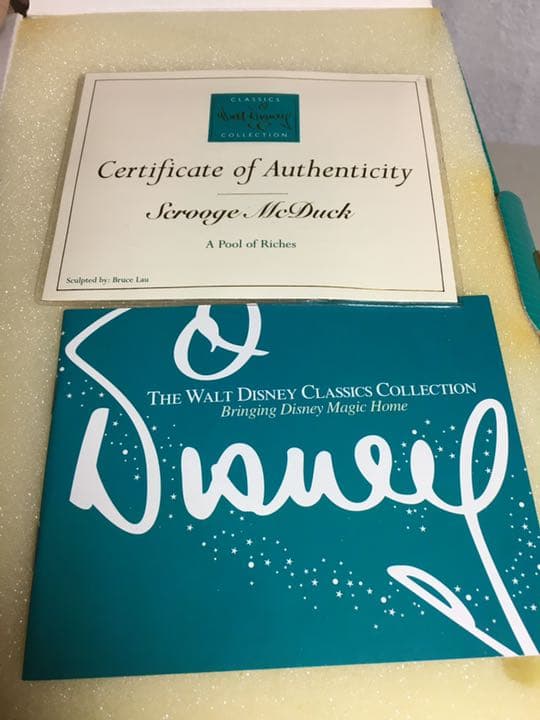 wdcc スクルージーマクダック　a pool of riches