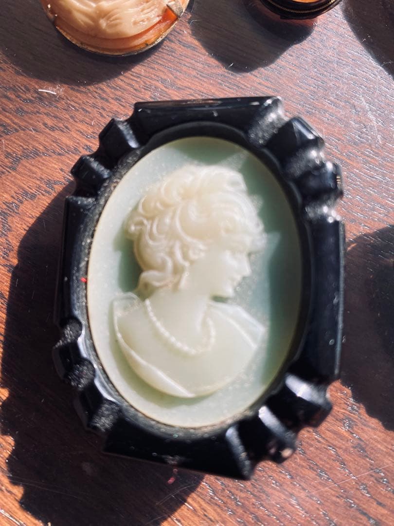 カメオブローチセット シェル製 女