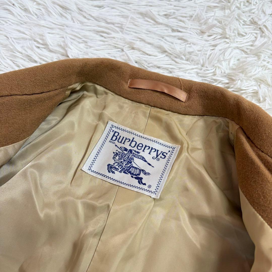 美品/L〜✨BURBERRY ダブルフェイス カシミヤ ダブルチェスターコート