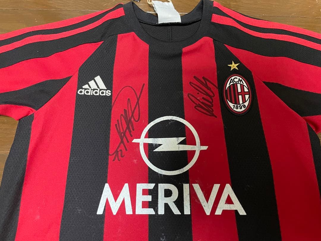 ACミラン カカ、ルイコスタ直筆サイン入りJr.ユニフォーム