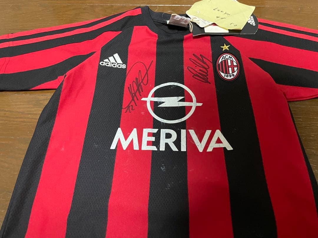 ACミラン カカ、ルイコスタ直筆サイン入りJr.ユニフォーム