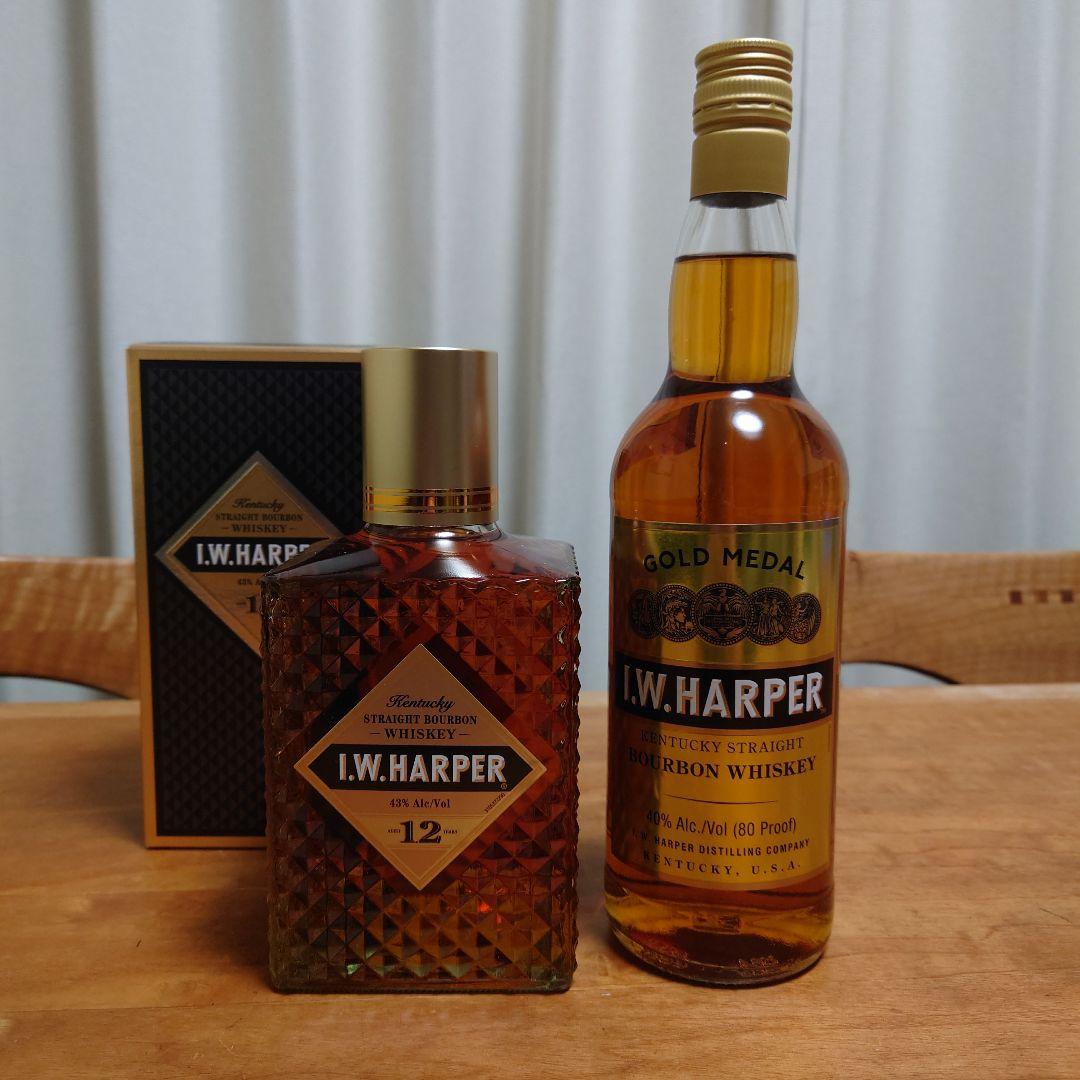 I.W. HARPER 12年とゴールドメダル　セット