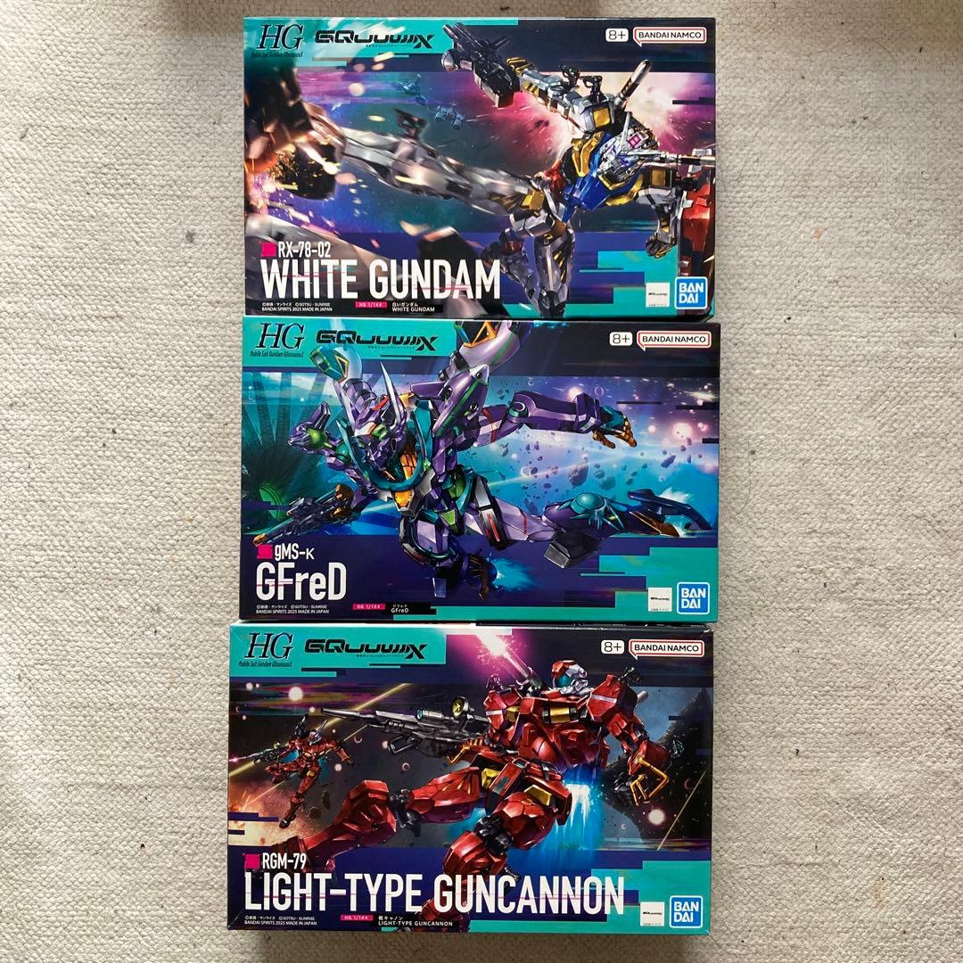 機動戦士ガンダム ジークアクス 白いガンダム他HG ガンプラ まとめ売り 引退品