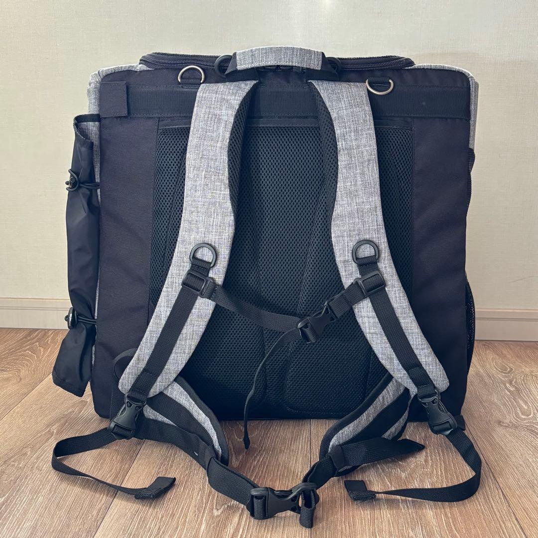 AirBuggy エアバギー 3Wayバックパックキャリー ワイドサイズ グレー