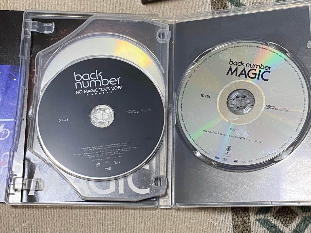 back number DVD初回限定版4枚セット+ユーモア　MV