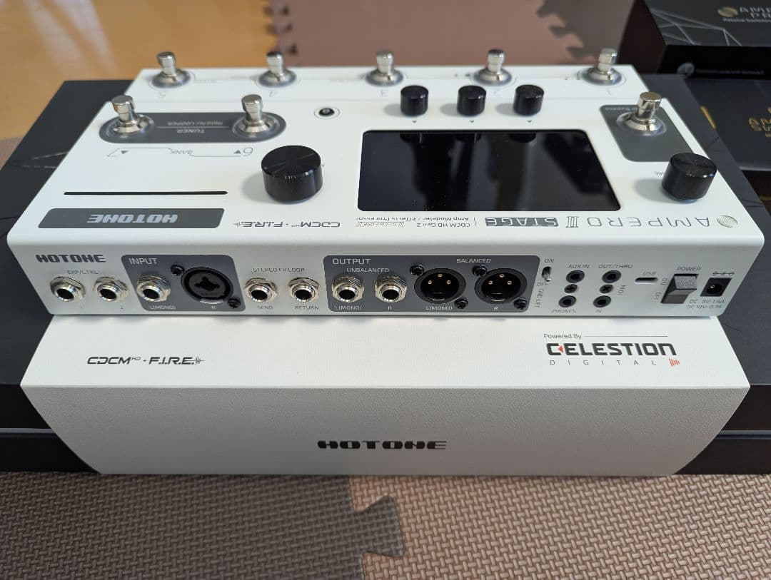 HOTONE AMPEROⅡ STAGE、PRESSⅡ、SWITCHⅡ 3セット